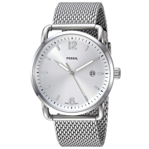 Correa de reloj Fossil FS5418 Acero inoxidable Gris 22mm